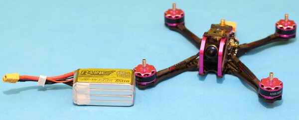 Tattu 1300mAh 100C HV lipo battery review test