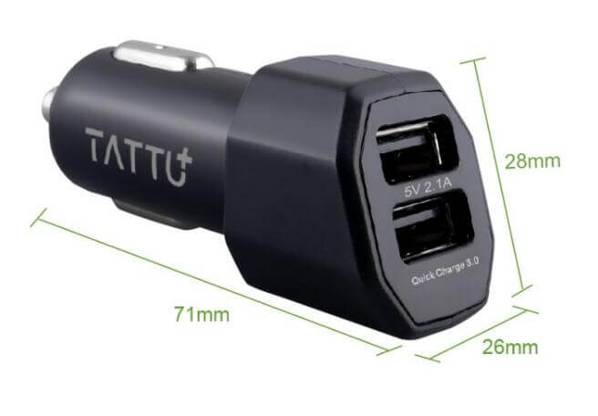 Double Ports Quick Charge 3.0 Car Charger