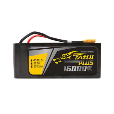 Tattu Plus 6S 16000mAh 15C 스마트 배터리 (XT90-S)