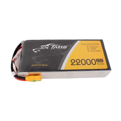 Tattu 4S LiPo Akku 2200mAh 14.8V 45C Lipo Akku mit XT60 Stecker für FPV Racing Quadcopter