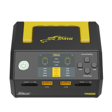 Tattu TA1000 G-Tech Dual-channel Charger 25A*2 1000W for 1S