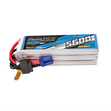 Gens ace Sport G-Tech HV 5600mAh 6S1P 80C 22.8V Lipo Battery Pack