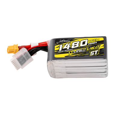 【2個セット】Tattu R-Line1.0 6S 95C 5100mAhリポ Tattu R-Line バージョン 5.0 1550mAh 6S 150C 22.2V Lipo