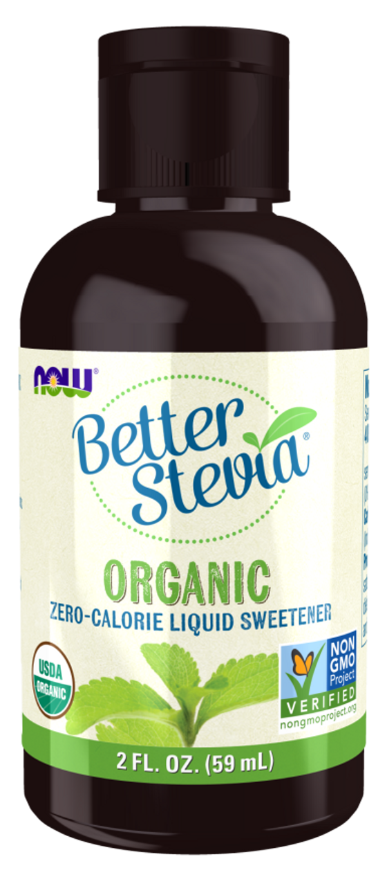 Organic Liquid Stevia 2 oz. NOW Brand Vitamins and Supplements