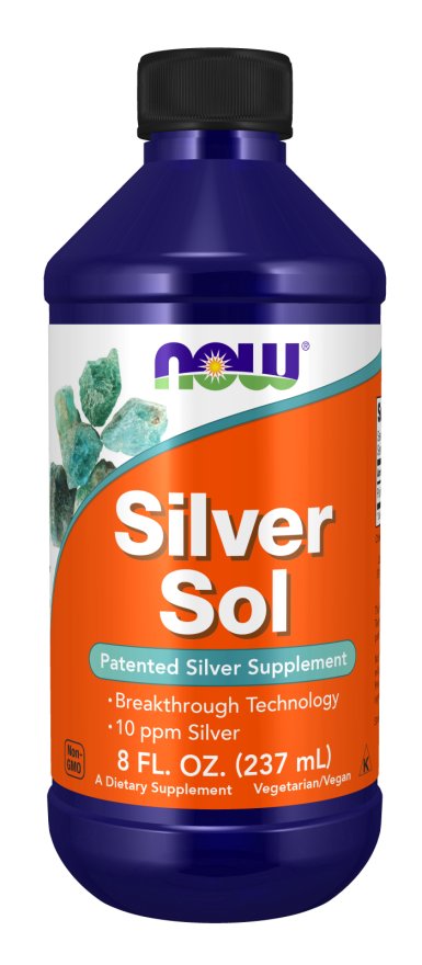 Silver Sol - 8 fl.oz.| NOW Brand Vitamins and Supplements