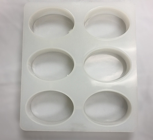 Silicone 6 Bar Oval Soap Making Supplies