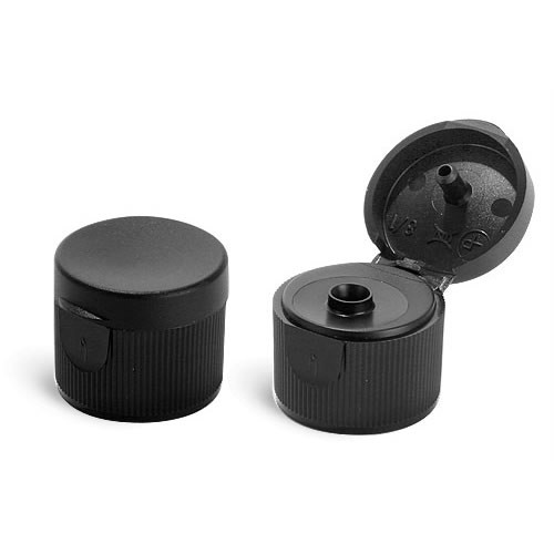 Buy Black Ribbed Dispensing Caps Buy Wholesale from Bulk Apothecary