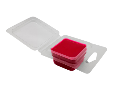 Single Cavity Wax Melt Clamshell Cube (1oz.) Wholesale Supplier