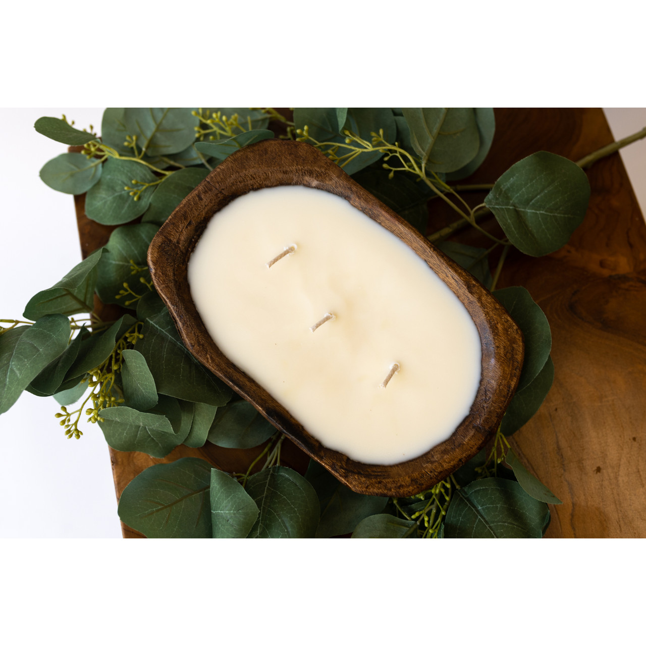 Wooden Dough Bowl For Candle Making | Wholesale Supplier