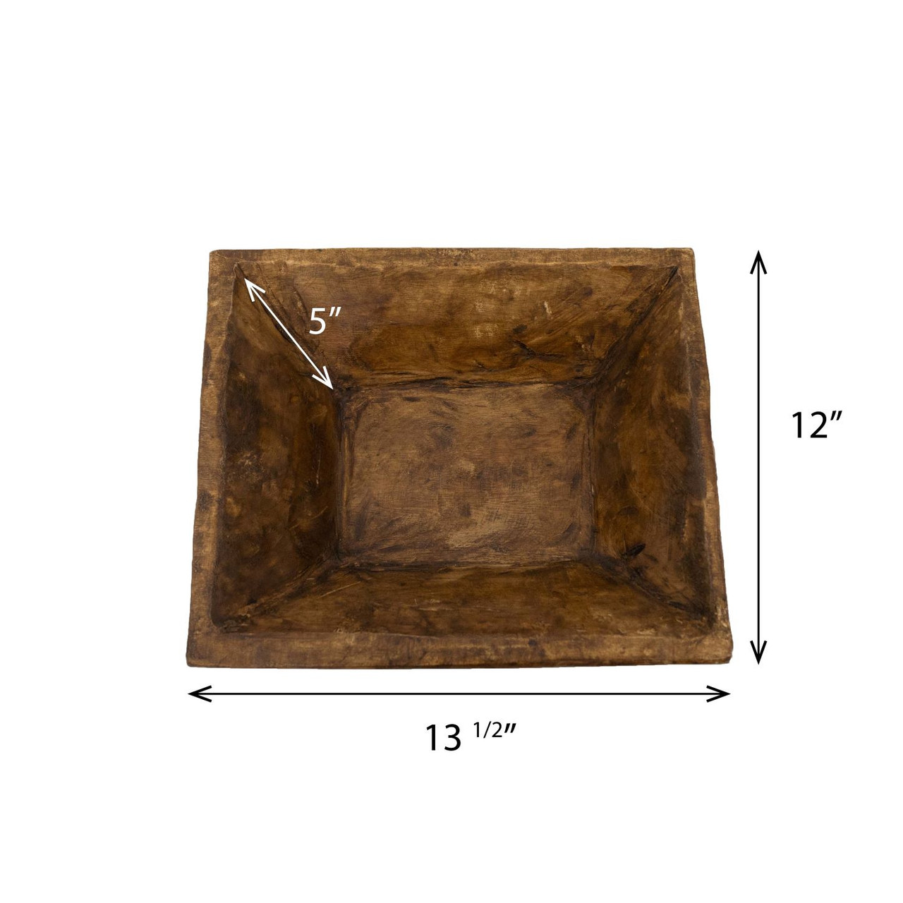 Square Wooden Dough Bowl Wholesale Supplier