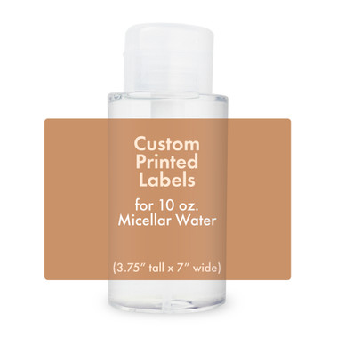 Custom Labels for 10oz. Micellar Water Bottles - (3.75" Tall x 7" Wide) Custom Labels for 10oz. Micellar Water Bottles - (3.75" Tall x 7" Wide)