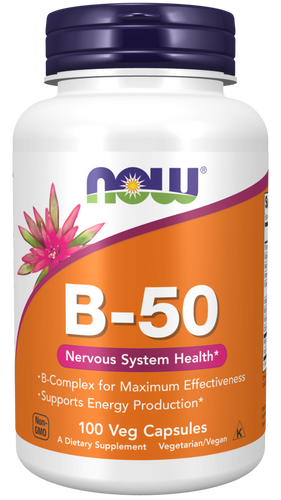 Vitamin B-50 mg 100 Veg Capsules - Bulk Apothecary