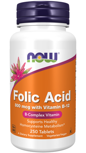 Folic Acid 800mcg (250 TABS) - Bulk Apothecary