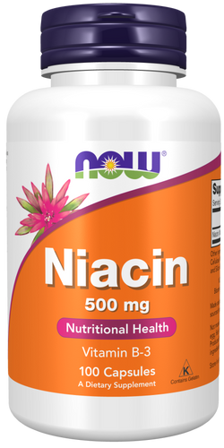 Niacin 500 mg 100 Capsules - Bulk Apothecary