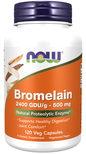 Bromelain 500 mg - 120 Veg Capsules - Bulk Apothecary