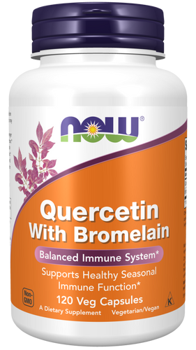 Quercetin with Bromelain - 120 Vcaps - Bulk Apothecary