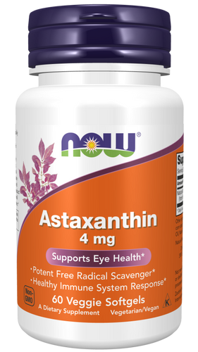 Astaxanthin 4 mg - 60 Veggie Softgels - Bulk Apothecary