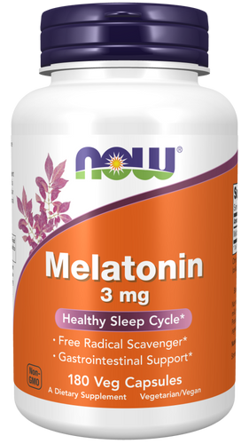 Melatonin 3 mg - 180 Capsules - Bulk Apothecary