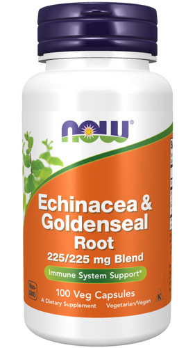 Echinacea & Goldenseal Root 100 Veg Capsules - Bulk Apothecary
