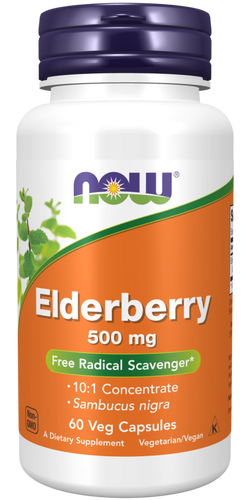 Elderberry Extract 500 mg Vegetarian - 60 Vcaps - Bulk Apothecary