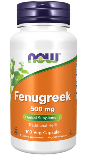 Fenugreek 500 mg - 100 Capsules - Bulk Apothecary
