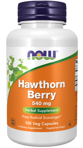 Hawthorn Berry 540 mg - 100 Capsules - Bulk Apothecary