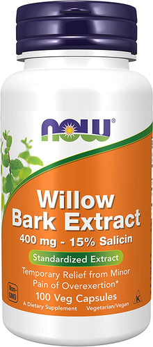 White Willow Bark 400 mg - 100 Capsules - Bulk Apothecary