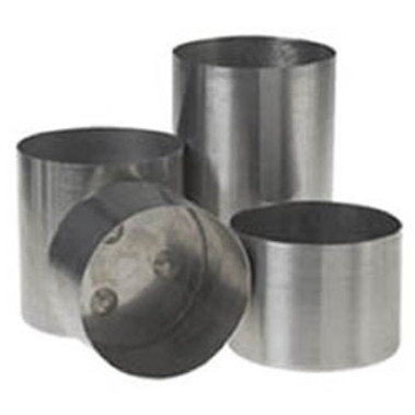 4" wide x 4.5" tall - Round Aluminum Pillar Candle Mold (am-9) 4" wide x 4.5" tall - Round Aluminum Pillar Candle Mold (am-9)