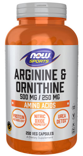 Arginine & Ornithine 500 mg / 250 mg Veg Capsules Arginine & Ornithine 500 mg / 250 mg Veg Capsules