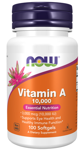 Vitamin A 10,000 IU - 100 Softgels - Bulk Apothecary