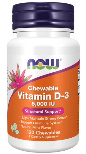 Vitamin D-3 5000 IU Chewables - Bulk Apothecary