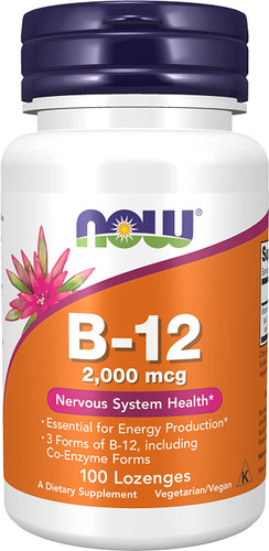 Instant Energy B-12 2000 mcg - 100 Lozenges - Bulk Apothecary