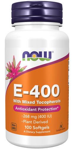 Vitamin E-400 With Mixed Tocopherols 100 Softgels - Bulk Apothecary