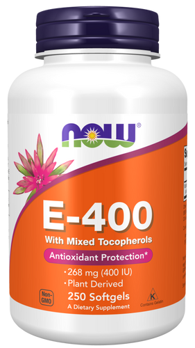 Vitamin E-400 IU MT - 250 Softgels - Bulk Apothecary