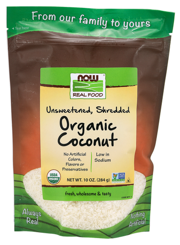 Organic Coconut Shreds Unsweetened - 10 oz - Bulk Apothecary
