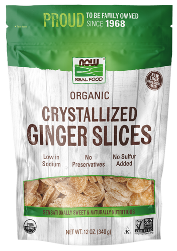 Organic Crystallized Ginger Slices No Sulfur - 12 oz - Bulk Apothecary