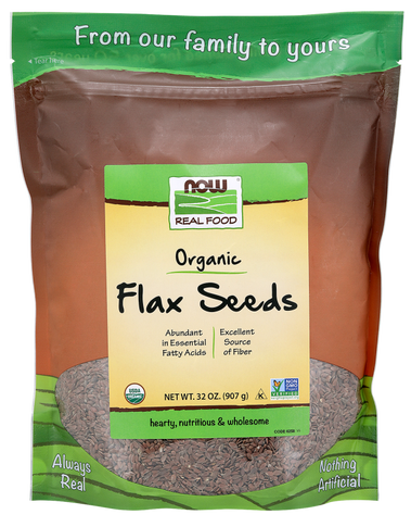Organic Flax Seeds - 2 Lbs - Bulk Apothecary