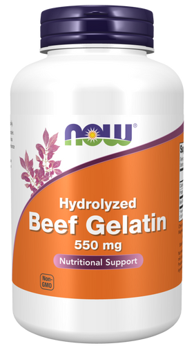 Beef Gelatin Hydrolyzed 550 mg - 200 Capsules - Bulk Apothecary