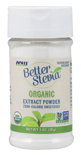 Organic Stevia White Extract Powder - 1 oz