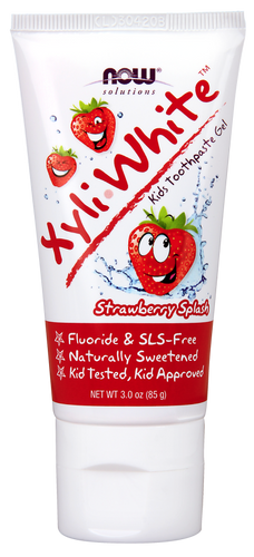 Xyliwhite Strawberry-Splash Kids's Toothpaste - 3 oz Tube - Bulk Apothecary