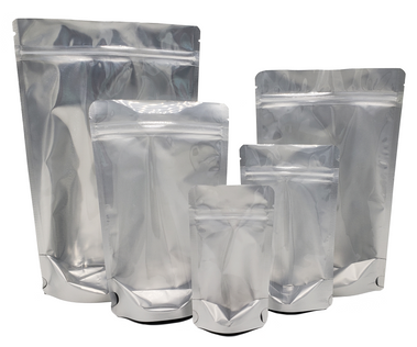 Premium Silver Metallized Heat Seal Bags 4 x 6 1/2 bottom seal 100 pack  SVP46S