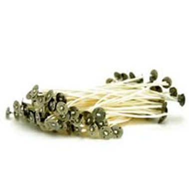 CD-12 - 6" Cotton Candle Wick Pre-waxed (Bag of 100)