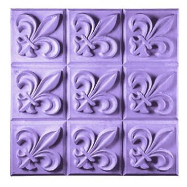 Fleur De Lis Tray Soap Mold