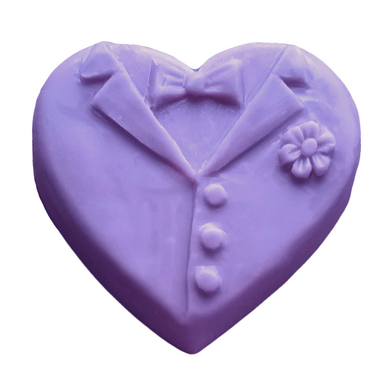 Groom Heart Soap Mold - Bulk Apothecary