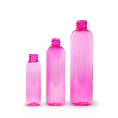 Plastic Pink Bullet Bottles