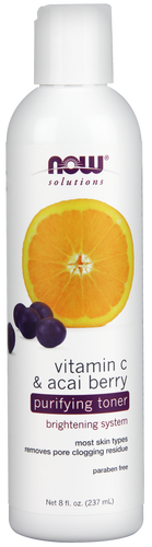 Vitamin C & Acai Berry Purifying Toner - 8 fl. oz - Bulk Apothecary