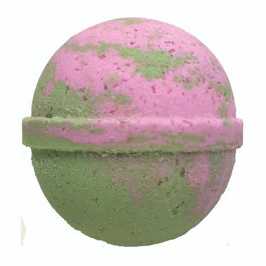 Large 5 oz Pink Watermelon Bath Bomb - Bulk Apothecary
