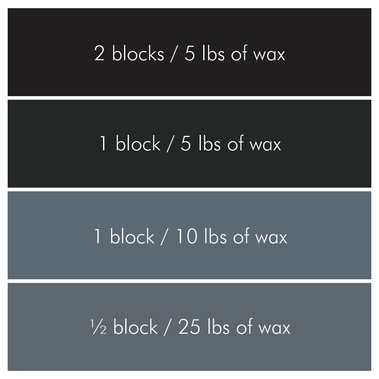 Black Candle Color Blocks - Bulk Apothecary