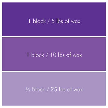 Violet Candle Color Blocks - Bulk Apothecary