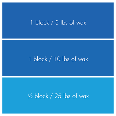 Royal Blue Candle Color Blocks - Bulk Apothecary